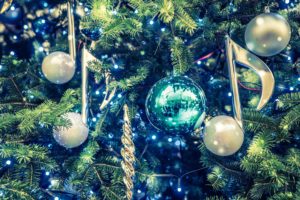 Christmas decoration ornament background